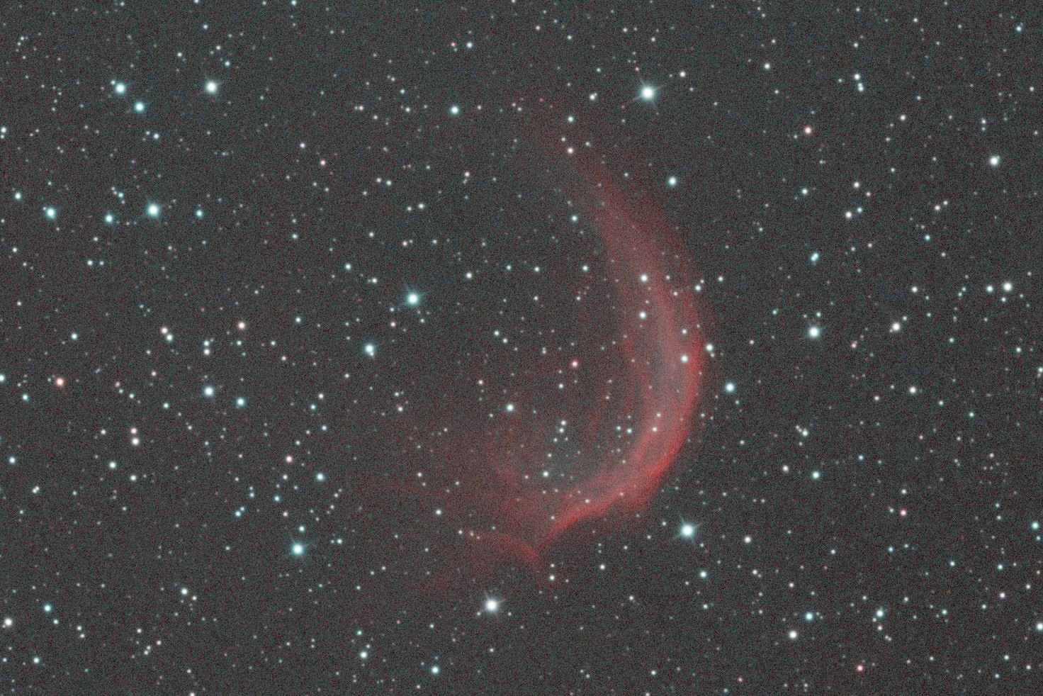 Dolphin Nebula, Sh2-188, plain stretch